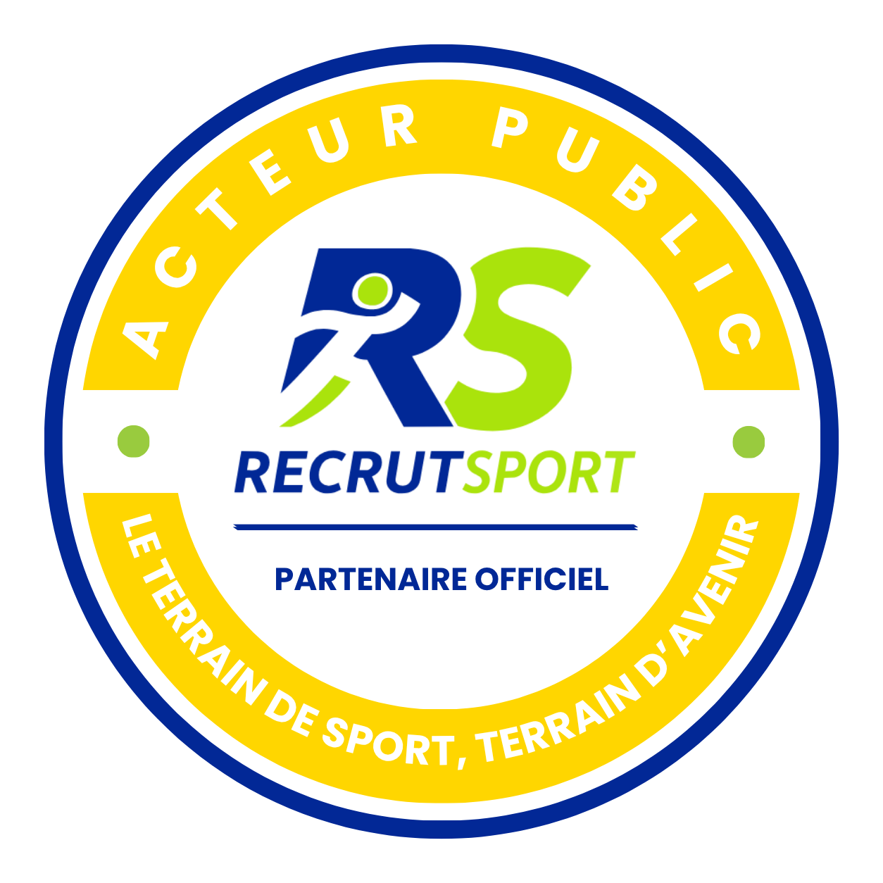 Sceau Acteur Public RECRUTSPORT